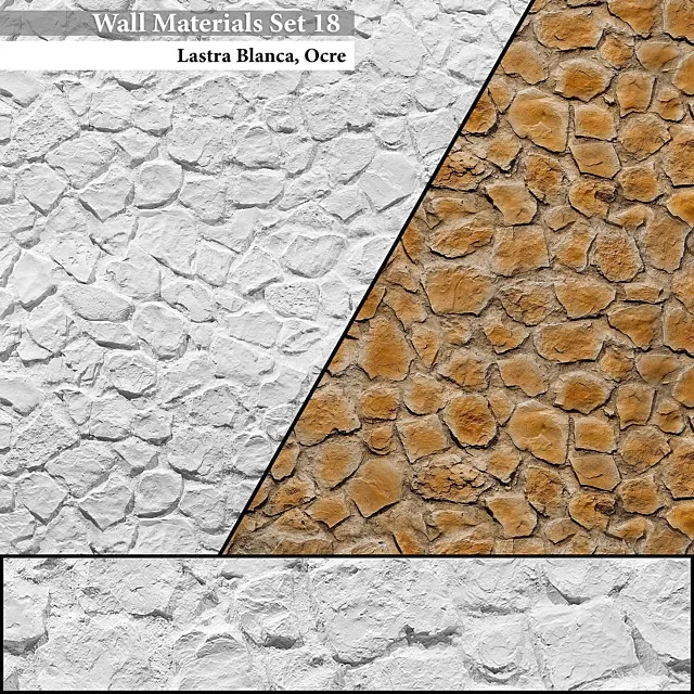 Wall Materials Set 18 3D Model