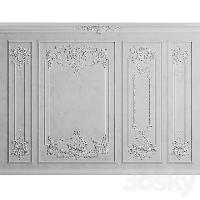 Wall Modling 8 3D Model