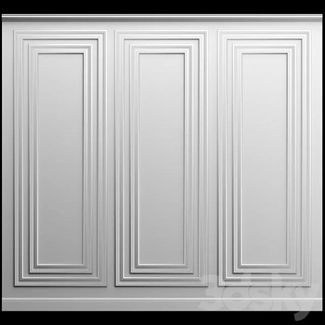 Wall molding 3D Model