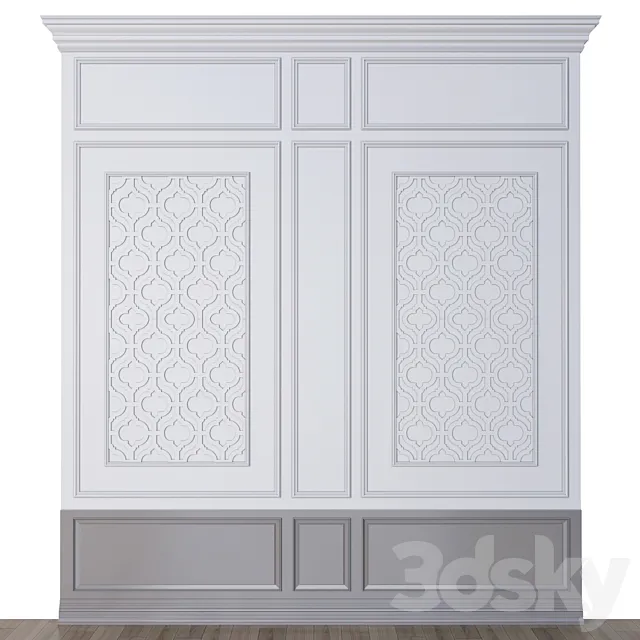 wall molding 3D Model