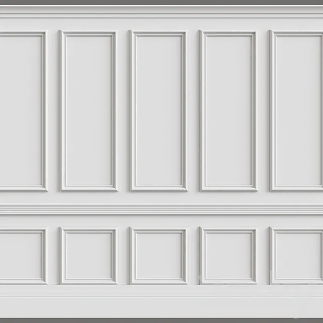 Wall molding 3D Model