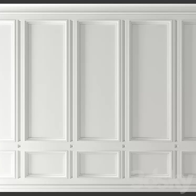 Wall molding 3D Model