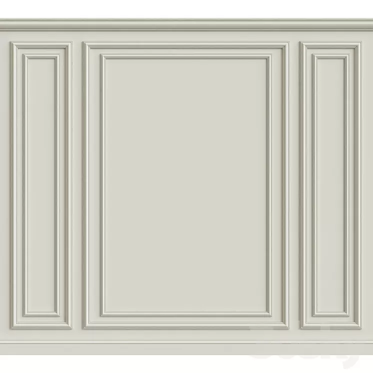 Wall molding 3D Model