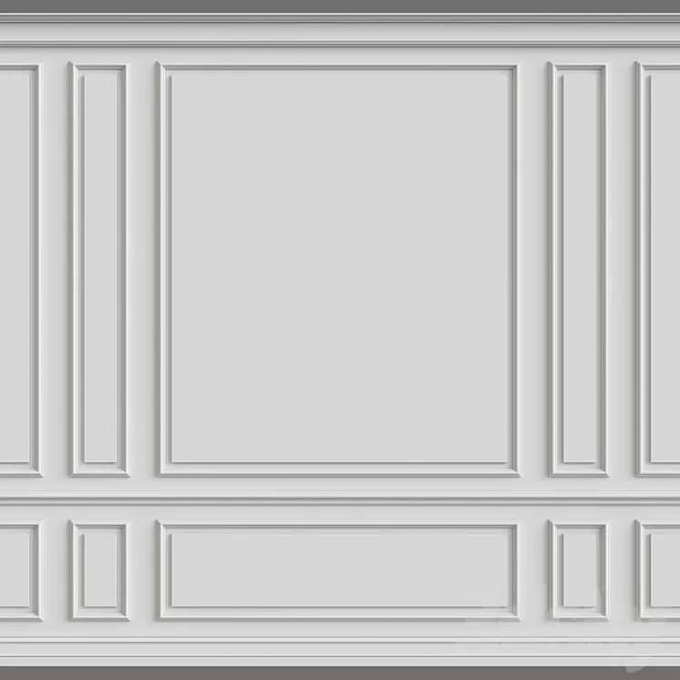 Wall molding 3D Model