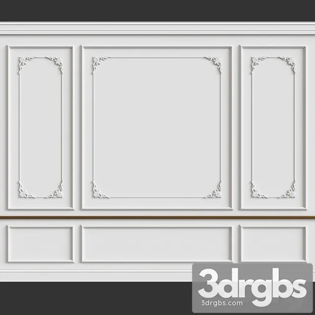 Wall Molding 3D Model Free