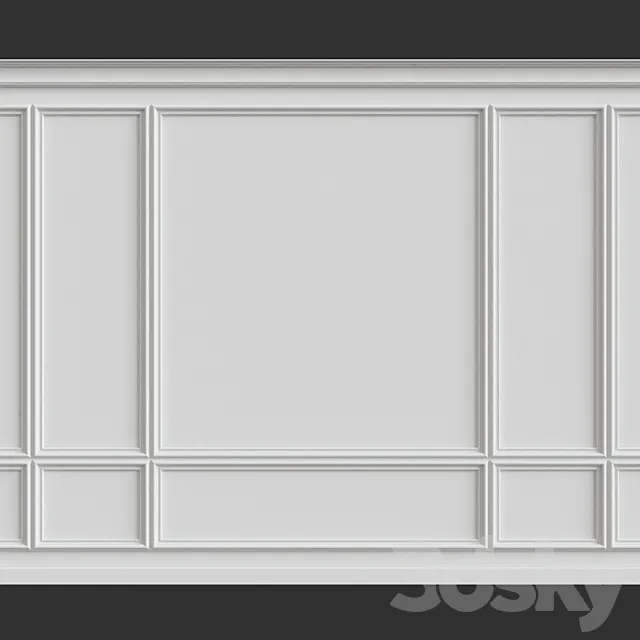 Wall molding 3DModel