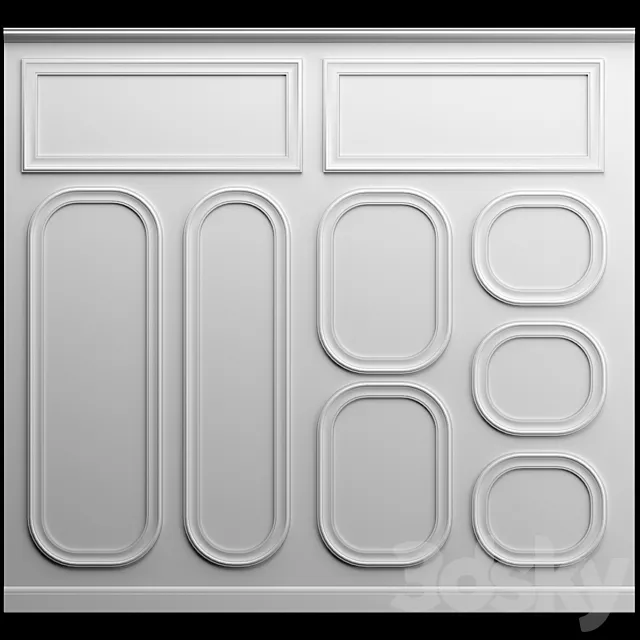 Wall molding 3DModel