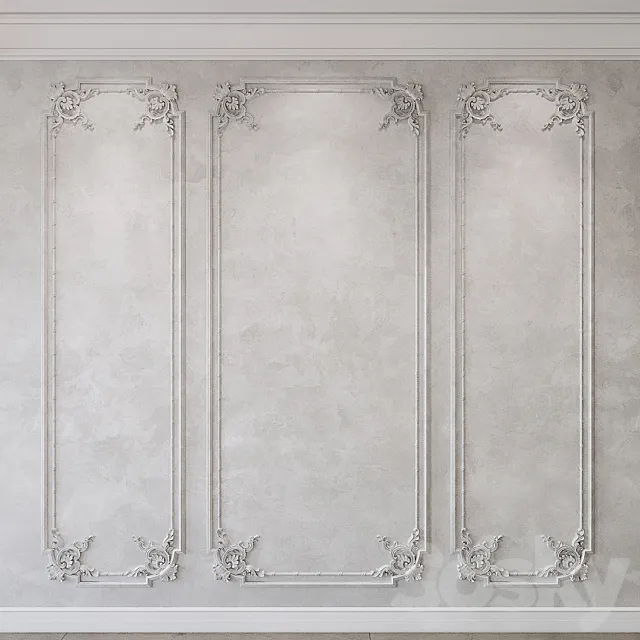 Wall molding classic 3DModel