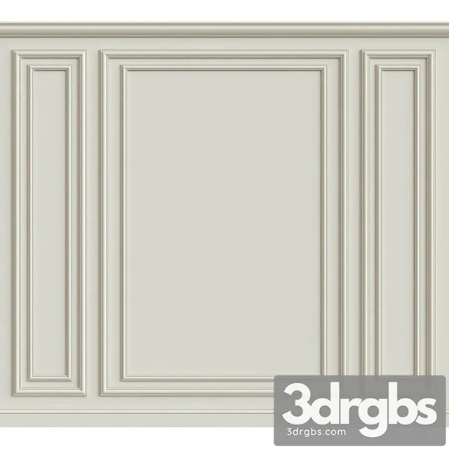 Wall Moulding 42 3D Model Free