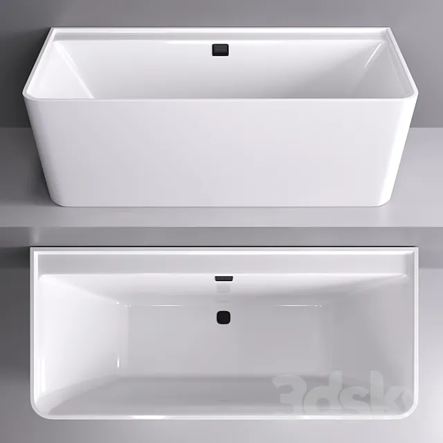Wall-mounted bathtub Villeroy & Boch Collaro 3DModel
