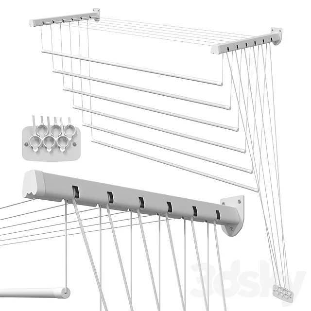 Wall-mounted clothes dryer Gimi Lift 1200 mm Free Download