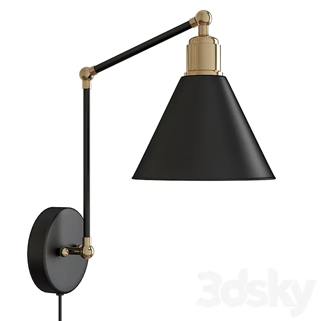 Wall-mounted IKEA lamps 3D Model