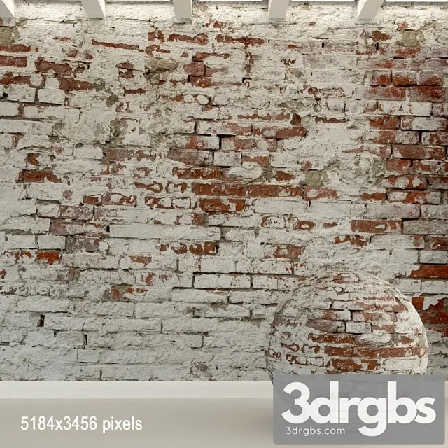 Wall. old brick. 94 3D Model Free