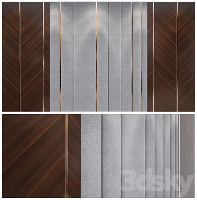 Wall panel 01 3D Model