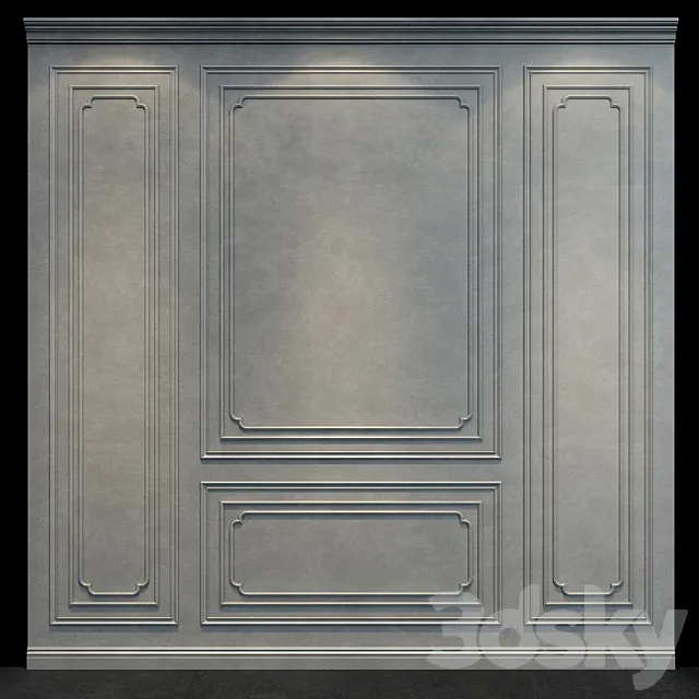 Wall panel 079 3D Model