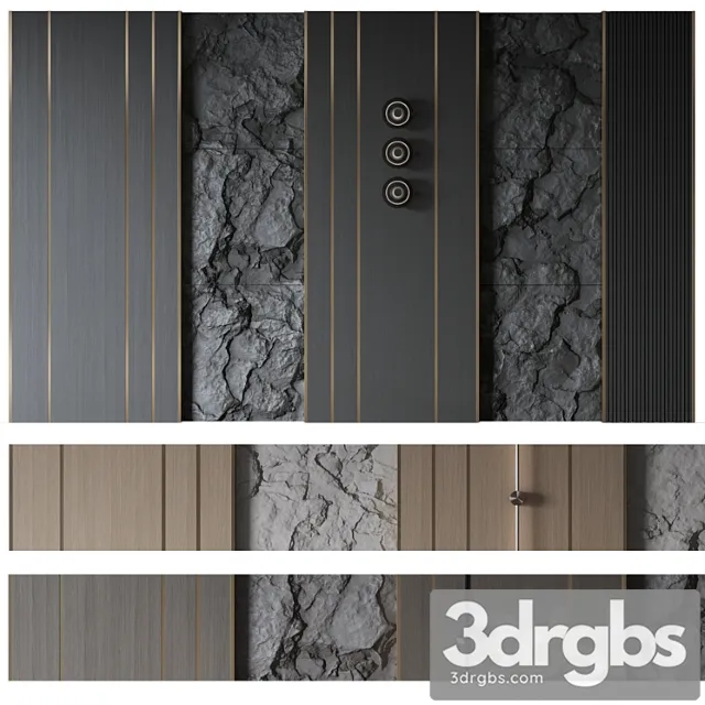 Wall Panel 10 12 3D Model Free