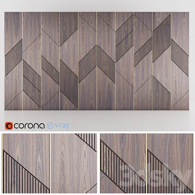 Wall Panel - 10 (Tbg) 3DModel