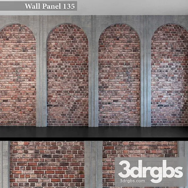 Wall Panel 135 1 3D Model Free