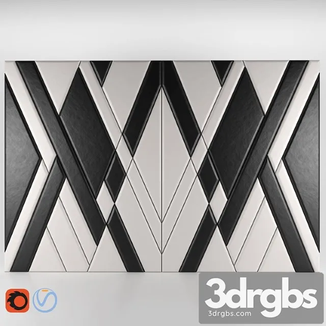Wall panel 17 3D Model Free
