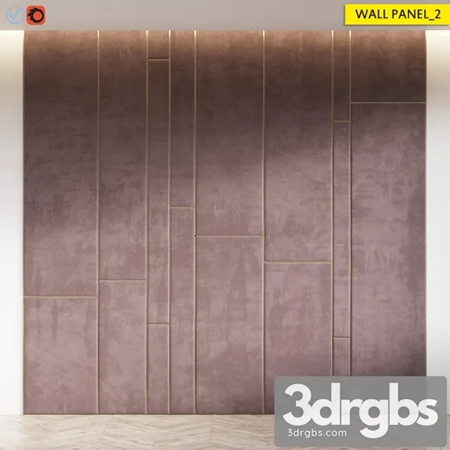 Wall panel 2 3D Model Free
