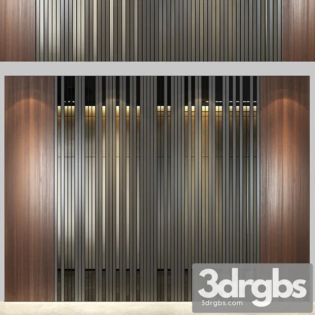 Wall panel 21 3D Model Free