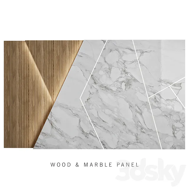 Wall Panel 22 3D Model