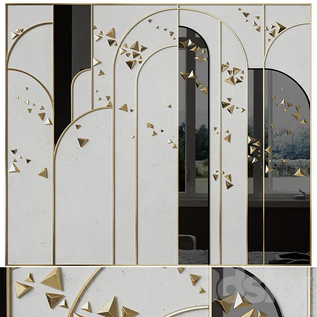 Wall panel 23 3D Model