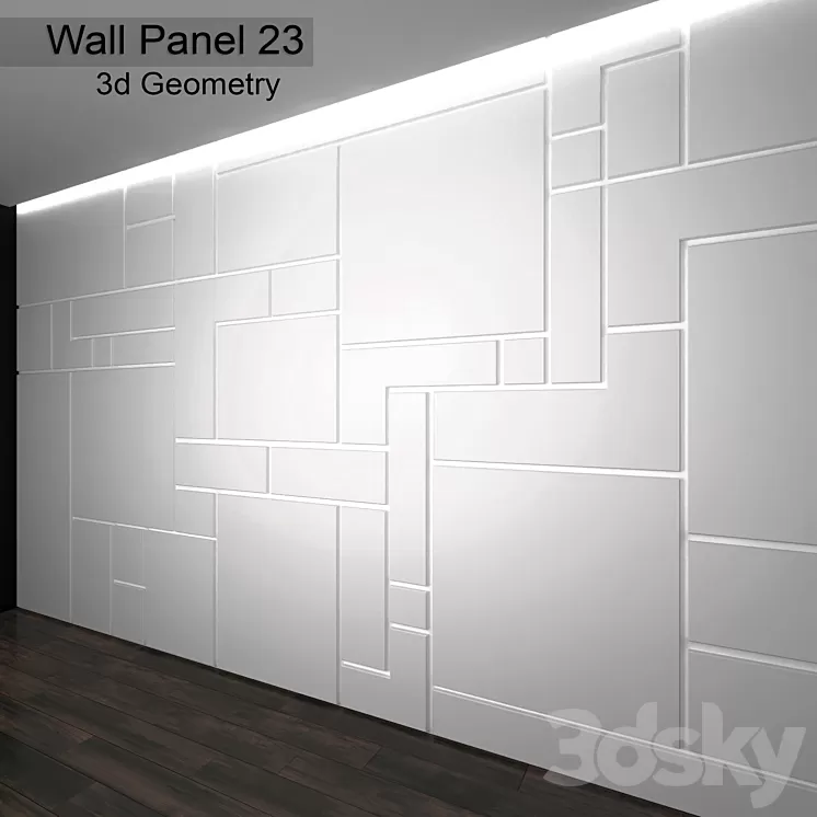 Wall Panel 23 3D Model