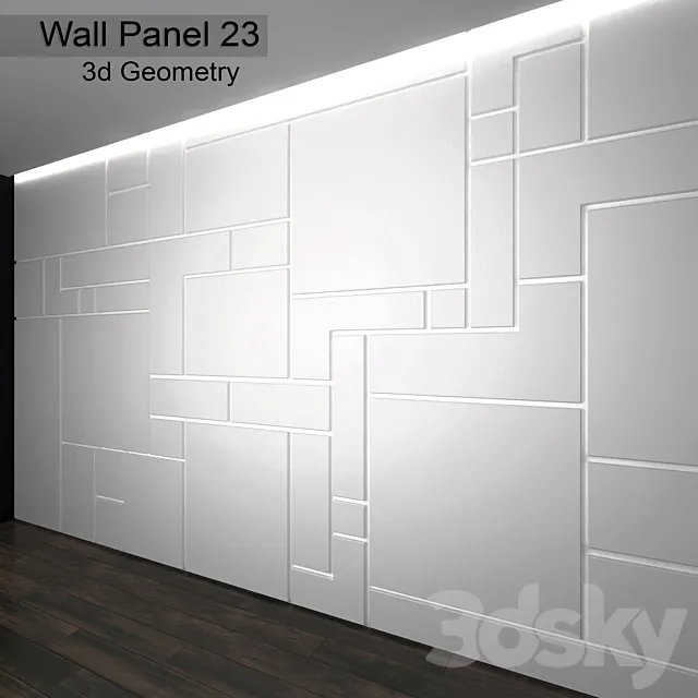 Wall Panel 23 3DModel