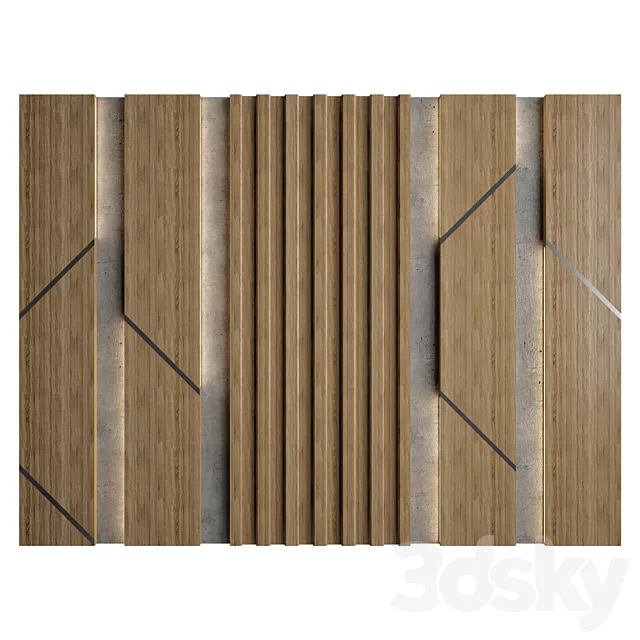 Wall Panel 24 3D Model