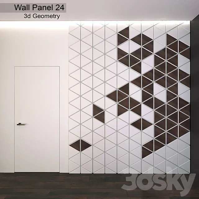 Wall Panel 24 3D Model