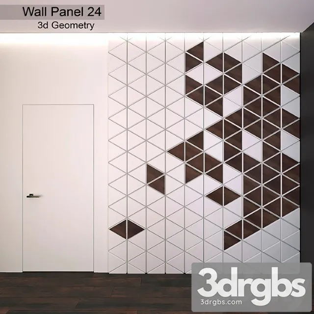 Wall panel 24_2 3D Model Free