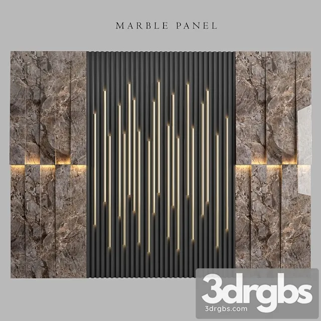 Wall panel 31 3D Model Free