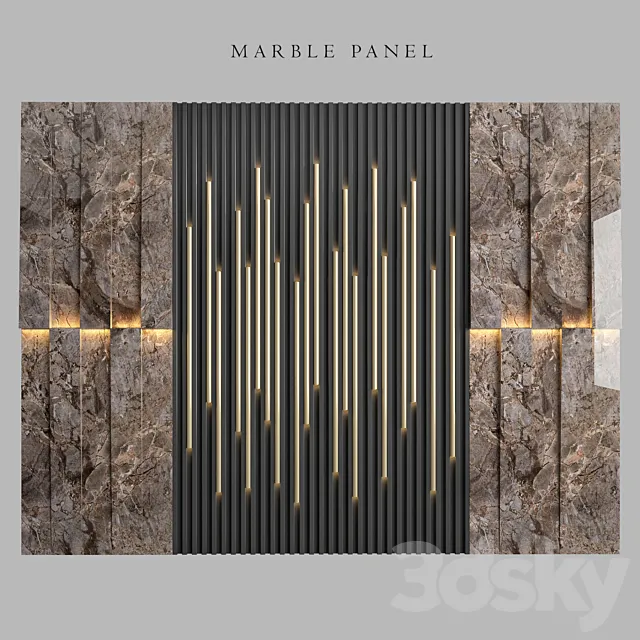 Wall Panel 31 3D Model