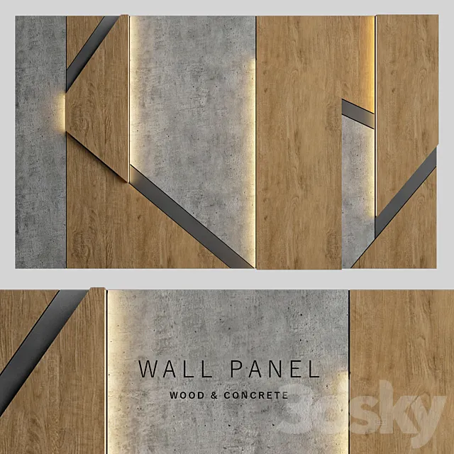Wall panel 33 3D Model
