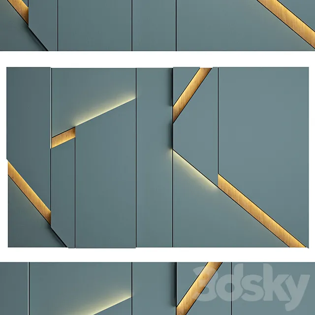 Wall panel 34 3D Model