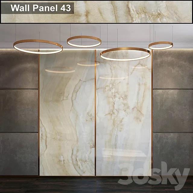 Wall Panel 43 3D Model
