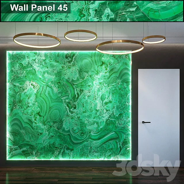 Wall Panel 45 3D Model