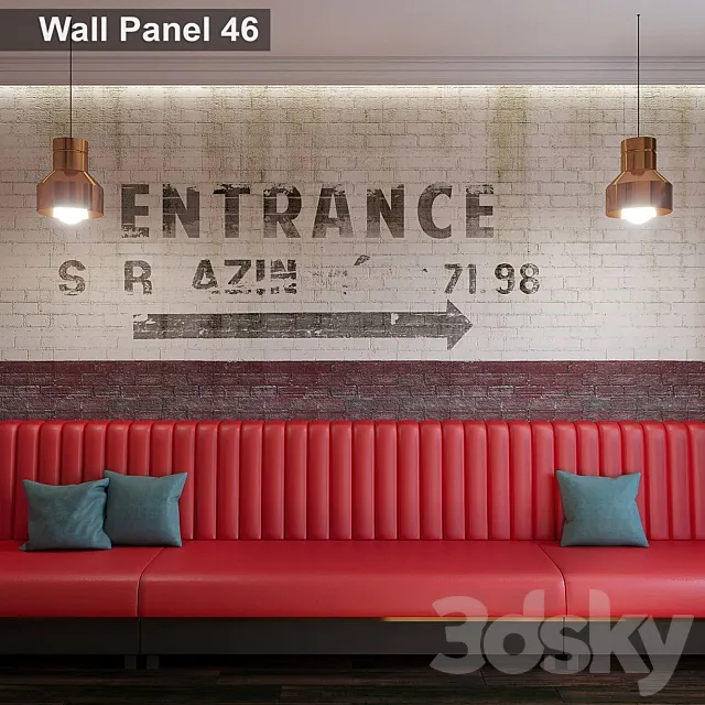 Wall Panel 46 3DModel
