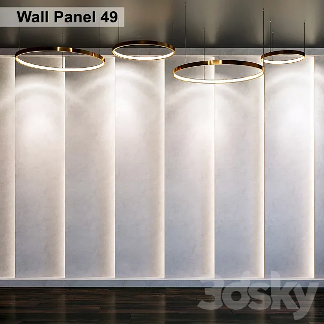 Wall Panel 49 3D Model