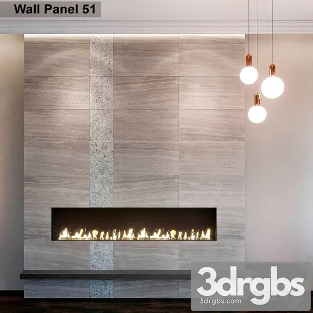 Wall Panel 51 3D Model Free