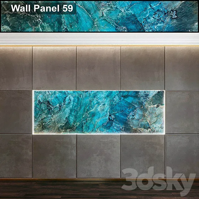 Wall Panel 59 3D Model