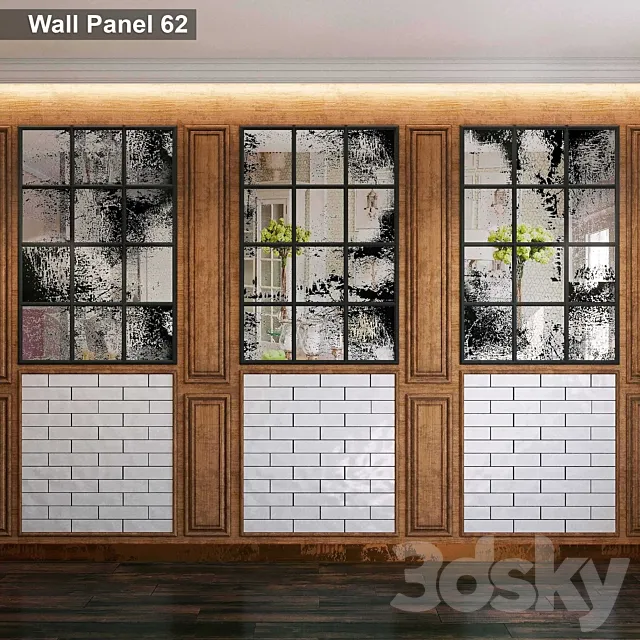 Wall Panel 62 3D Model