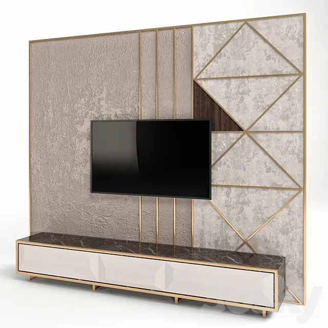 Wall Panel 7 3D Model