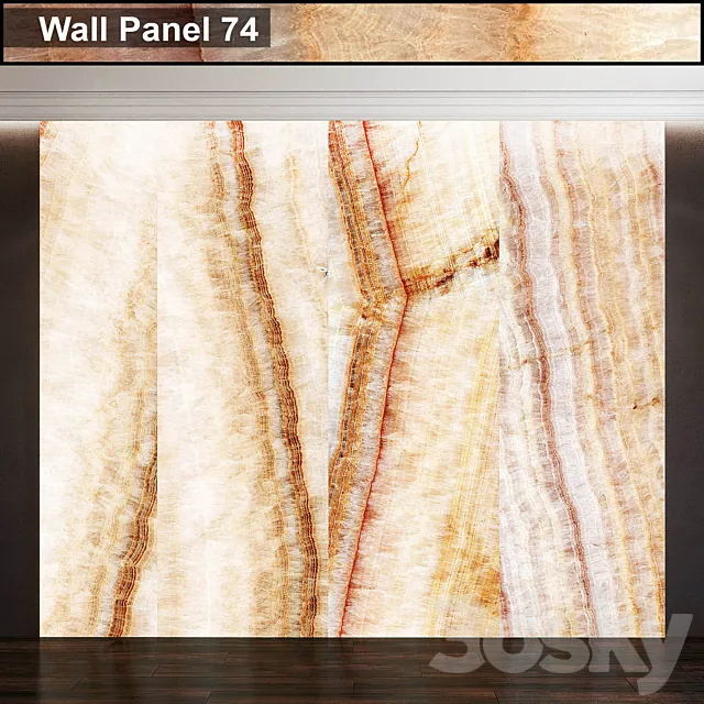 Wall Panel 74 3D Model