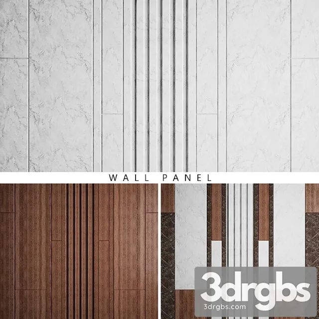Wall panel 8 3D Model Free
