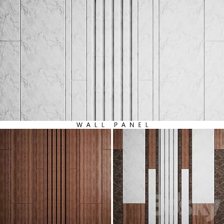 Wall Panel 8 3D Model