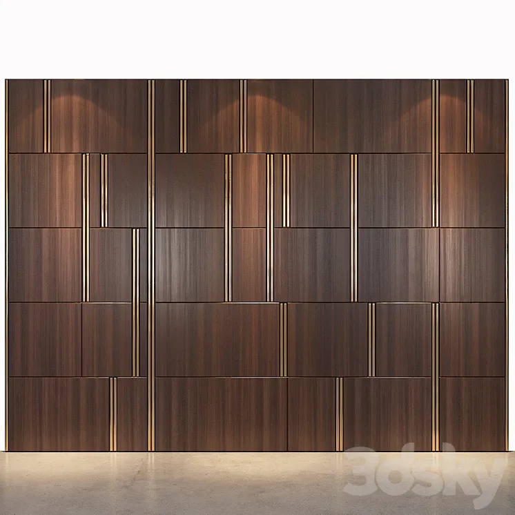 Wall Panel 81 3D Model Free