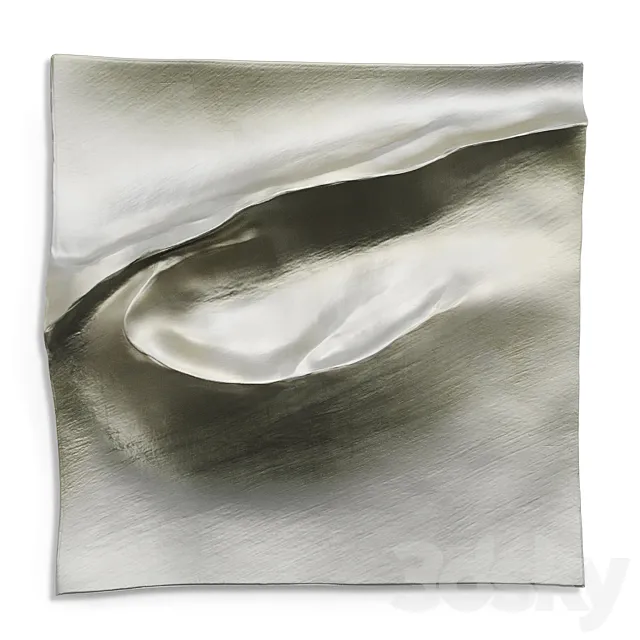 Wall panel Curle 2017 metal 3DModel