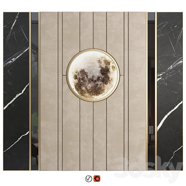 Wall Panel Decor 10 3D Model